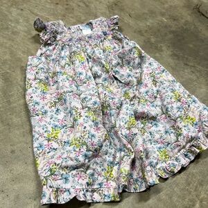 Luli & Me Pink and Blue Smocked Dress